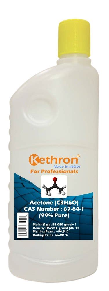 Acetone Solvent 500 Ml At 150 Litre Propanone In Rajkot ID