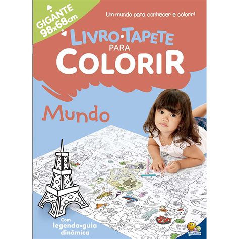 Livro tapete para colorir Todolivro Livraria Barão