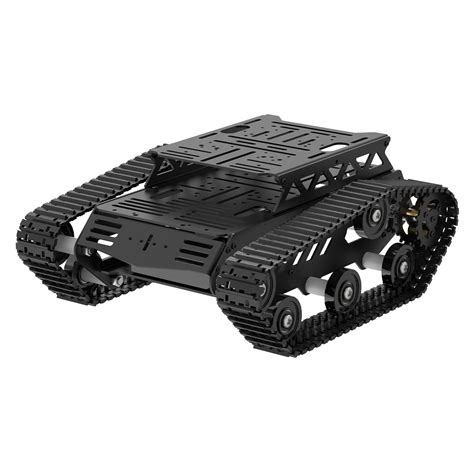 Buy Tank Car Chassis With DC Geared Motor Shock Absorbing Robot