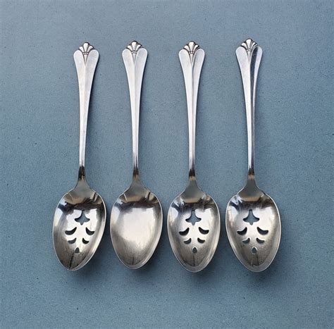 Oneida Community Stainless Royal Flute Pattern Set Of Oval Serving