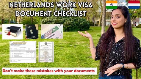 Document Checklist For Netherlands Work Visa Schengen Visa Documents