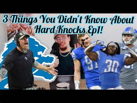 3 Things You Didnt Know About Hard Knocks Ep1 YouTube