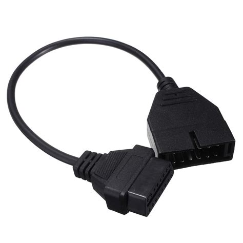 Universal Car Motor 12pin To Obd1 Obd2 16pin Connector Diagnostic Adapter Cable Buy From 21