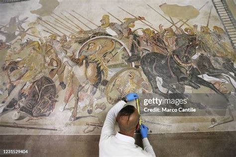 Alexander The Great Mosaic Photos and Premium High Res Pictures - Getty ...