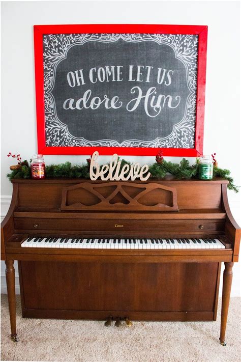 Piano Christmas Decor Christmas Decorations Christmas Photo Booth