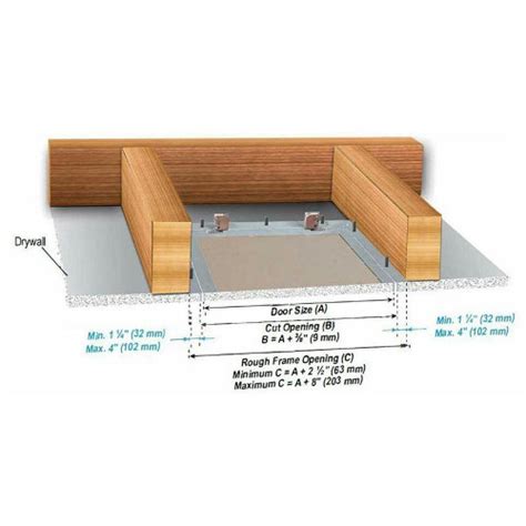 Drywall Airdust Resistant With Detachable Hatch 22x36