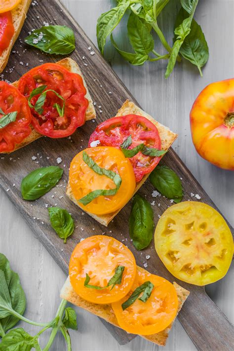 Delightfully Fresh Heirloom Tomatoes On Toast Recipe Organic Authority