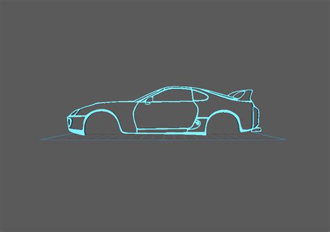 Stl File Toyota Supra Mk4 🚗 ・3d Printer Design To Download・cults