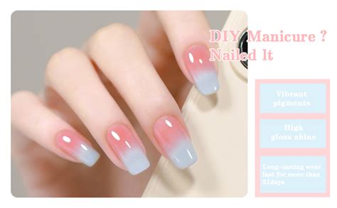 Amazon Opuiu Jelly Gel Nail Polish Kit Pastel Nude Pink Translucent Gel Polish Set With