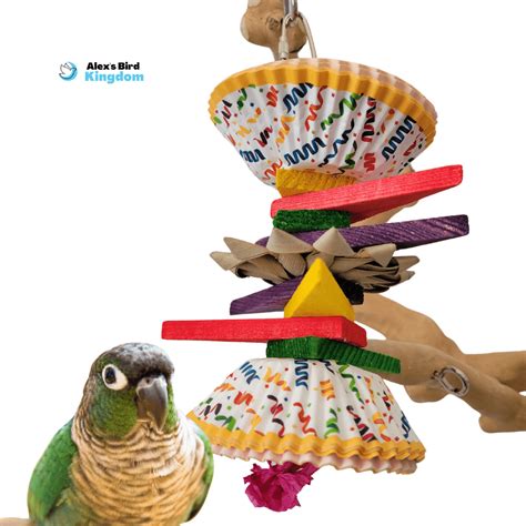 Chew N Play Bird Toy Alexs Bird Kingdom