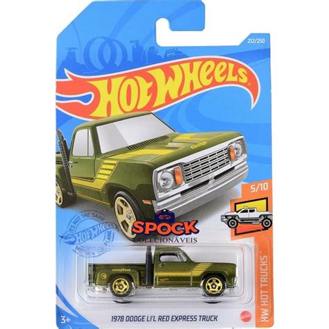 Hot Wheels 2021 1978 Dodge Li L Red Express Truck GTC95 M7C5 HW Hot Truck 5 10 Treasure