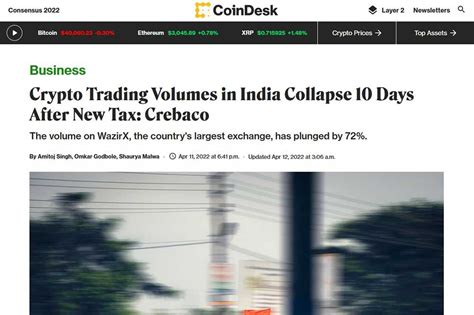 インドの仮想通貨取引高減少は税制改正による可能性 ビットコインfxpro