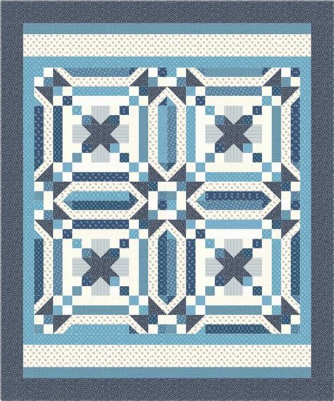 Ocean Blues Quilt Pattern Bs2 454 Advanced Beginner Twin Blue Quilt Patterns Quilt