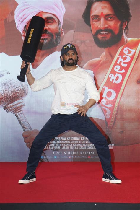 Sunil Shetty At The Press Conference Of Film Pehlwaan At Sun N Sand In Juhu On 22nd Aug 2019