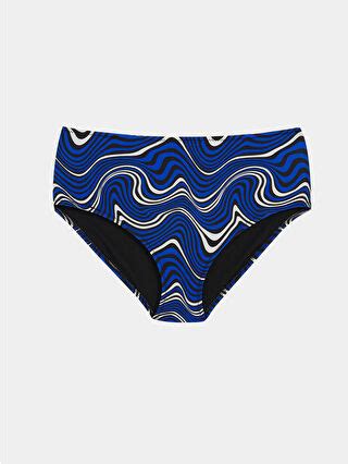 LCW DREAM Mavi Desenli Kadın Bikini Alt S54233Z8 LQQ LCW