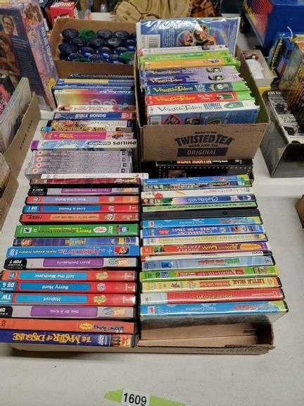 Assorted DVD's & VHS Tapes - Delaware Auction Center