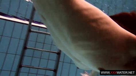 Brunette With Long Hair Underwater Cutie Janka