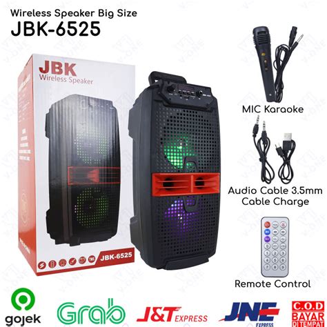 Speaker Bluetooth Mic Karaoke Portable Jbk Wireless Karaoke