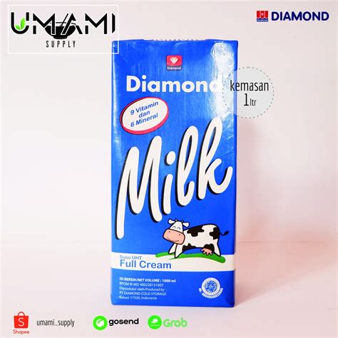 Jual Diamond Susu Uht Full Cream Ltr Shopee Indonesia