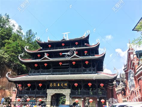 恩施土司城历史古迹景区旅游景点摄影素材汇图网