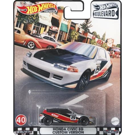 Mattel Hot Wheels Premium Boulevard Cars Honda Civic Eg Custom Version