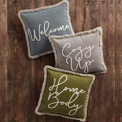 Welcome Throw Pillow Mud Pie Cozy Throw Pillows Bright Throw