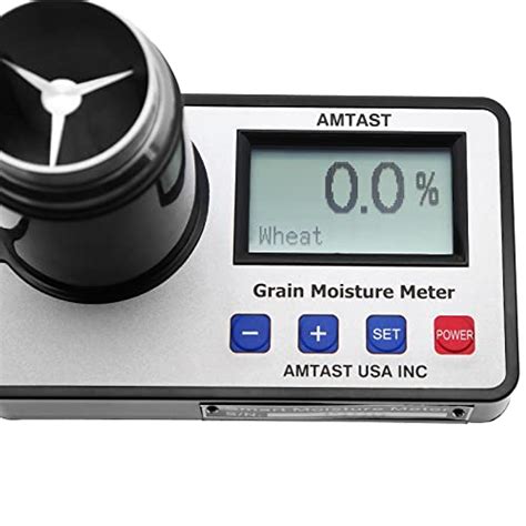 Amtast Grain Moisture Tester Smart Grain Moisture Meter For 18 Grains