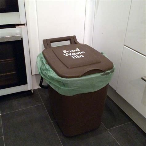 L Completely Compostable Food Waste Bin Liner