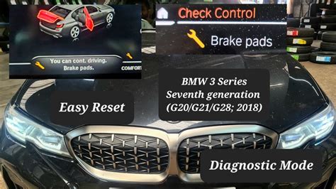 How To Reset Brake Pad Warning Service Spanner Light On BMW 3 Series