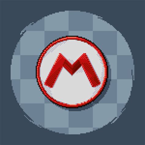 mario cap patches (i want one) : r/PixelArt