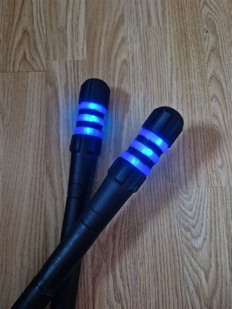 Glowing Nightwing Escrima Stick Batons Titans Etsy