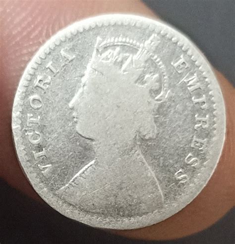 Queen Victoria India Qv Two Anna Coin Bidcurios