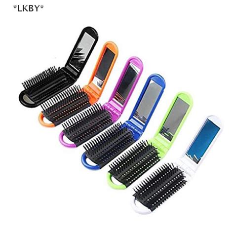 Luckybabys Professional Travel Hair Comb Portable Folding Hair