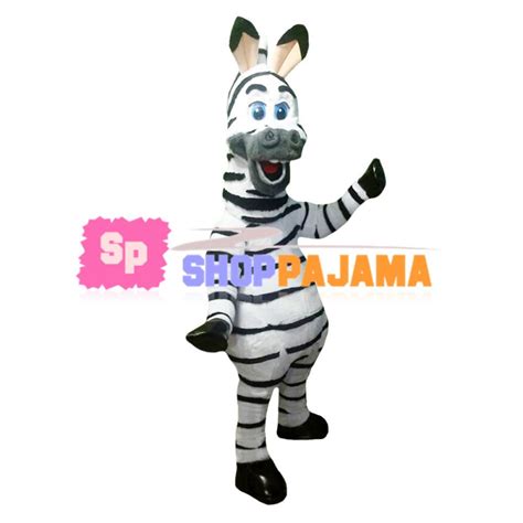 Marty The Zebra Mascot Costume