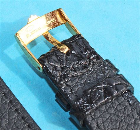 Rolex Original Dark Black Crocodile Leather Strap Watch New Mm With