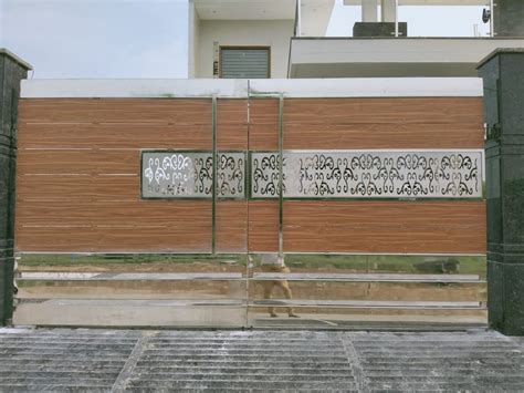 Modern Stainless Steel Hinged Main Gate For Home At Rs 1600 Sq Ft In