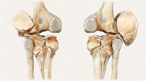 Anatomia Da Articulação Do Joelho Foto Premium