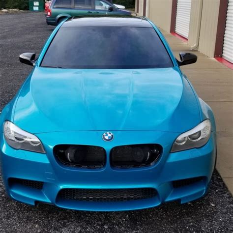 Atomic Teal Bmw M5 Wrapabull