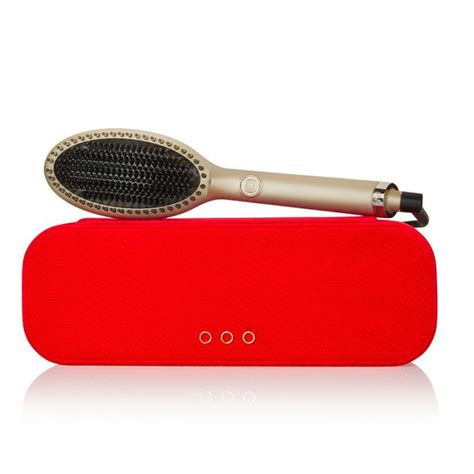 Ghd Glide Limited Edition Smoothing Hot Brush In Champagne Gold Gorgeous Shop