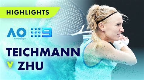 Match Highlights Jil Teichmann V Lin Zhu Australian Open 2023 Wide