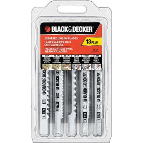 BLACK + DECKER 13-Piece Assorted Jigsaw Blade Set, 1 Count - Kroger