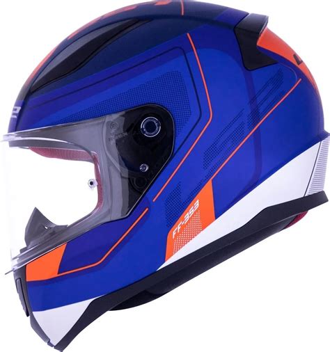 Capacete LS2 Rapid Slide FF353 Azul Motors Speedy Loja De Motos Em