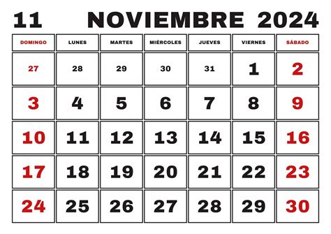 Calendario Noviembre 2025 Con Festivos - Kacy Georgine