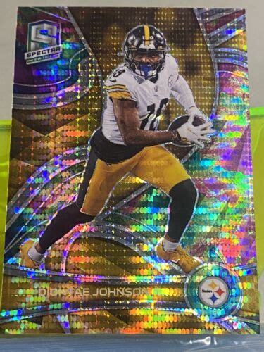 Panini Spectra Football Diontae Johnson Rookie Rc Steelers