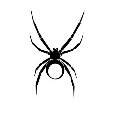 Black Widow Spider Stencil Widow Decal Creepy Proefje Aa07 Spinnen Insecten Spinnenweb