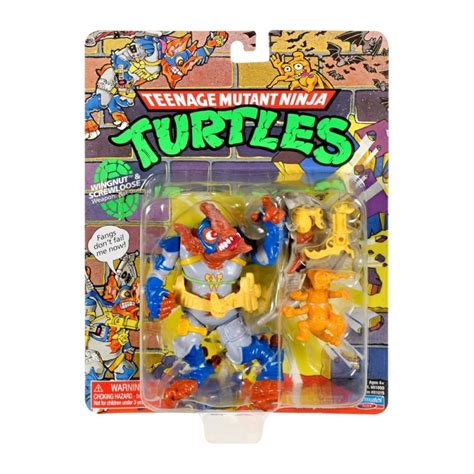 Tortues Ninja Figurine Classic Mutant Cm Wingnut And Screwloose