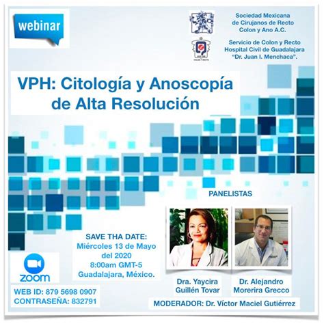 Webinar sobre HPV citología anal y anoscopía de alta resolución Doctor Alejandro Moreira