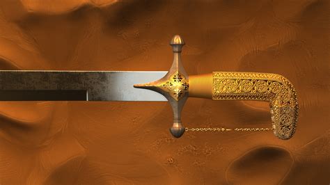 3D arab sword model - TurboSquid 1631099