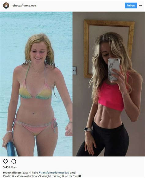 Before and after photos on Instagram show how lifting weights is the ...