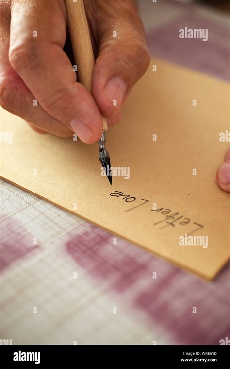 Old Man Writing A Letter Hi Res Stock Photography And Images Alamy